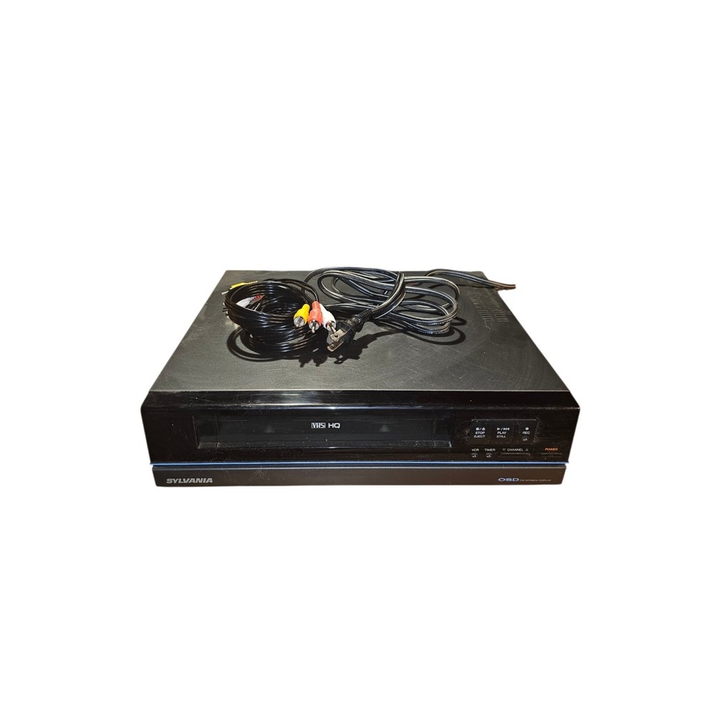 Sylvania vc4020at01 VCR Vintage Electronics TESTED AND FULLY WORKING